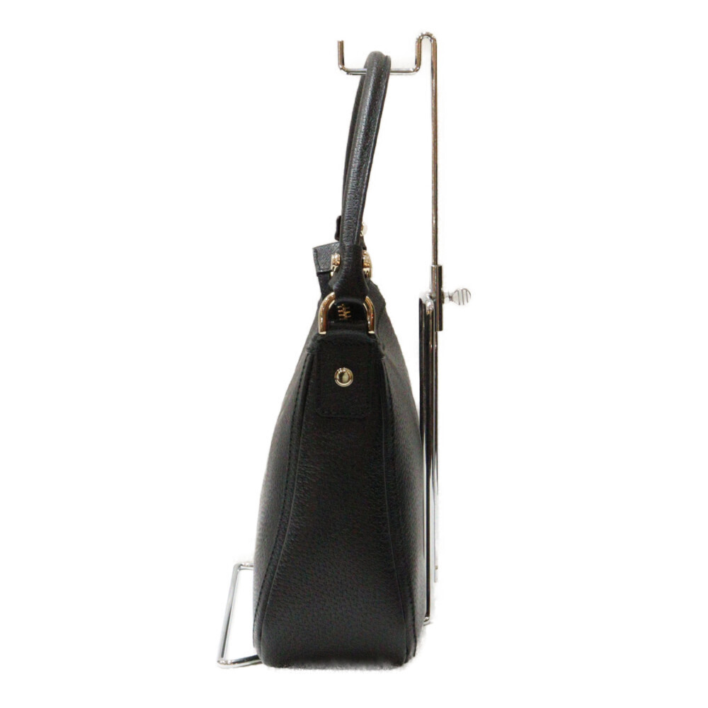 GUCCI One Shoulder Hobo Bag Black Leather classic - Picture 2 of 7